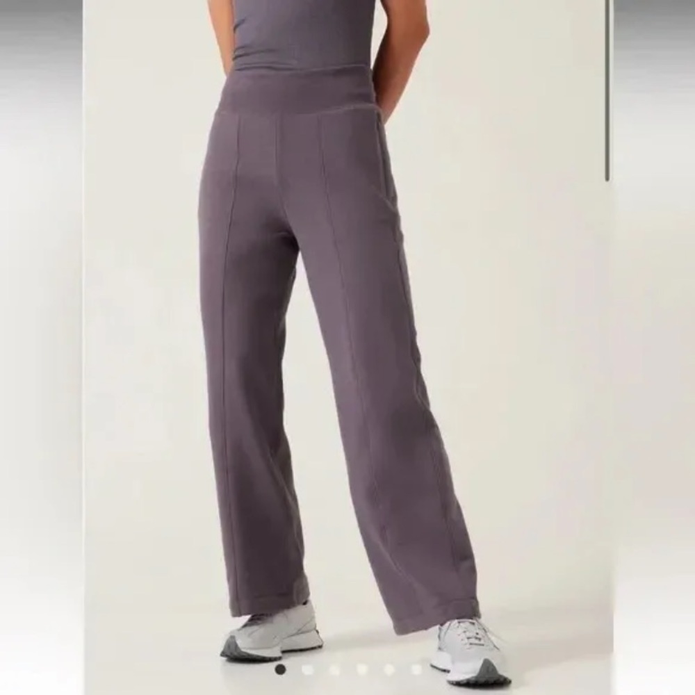 ATHLETA Retroplush Straight Leg Pant In Dusk Violet
